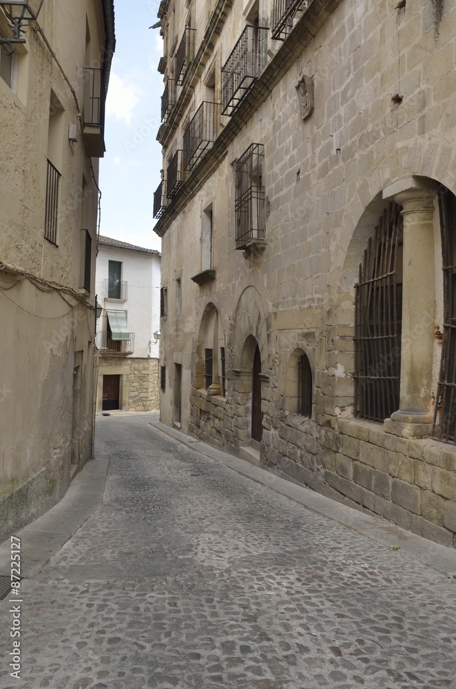 Stone Street in Trujillo, Extremadura, Spain