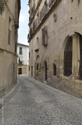 Fototapeta Naklejka Na Ścianę i Meble -  Stone Street in Trujillo, Extremadura, Spain