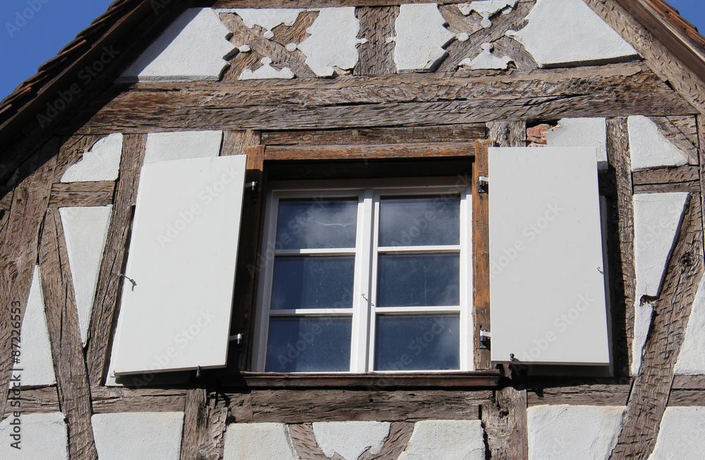 Alsace architecture village de Riquewihr
