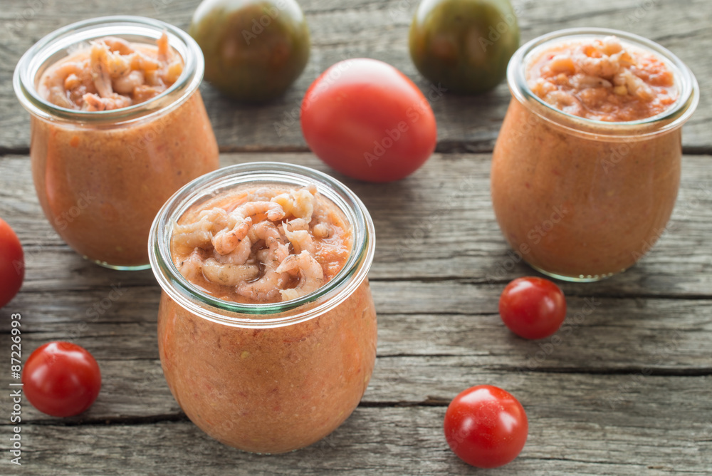 Gazpacho mit Krabben Gazpacho mit Krabben