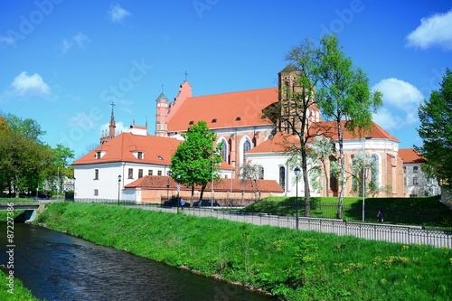 Wallpaper Mural St. Anne's and Bernardinu Church in Vilnius city Torontodigital.ca
