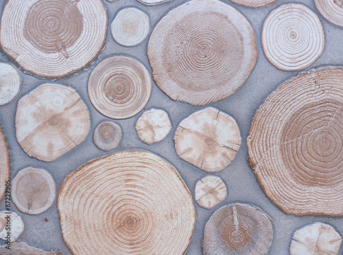 Wooden texture of Cement floor