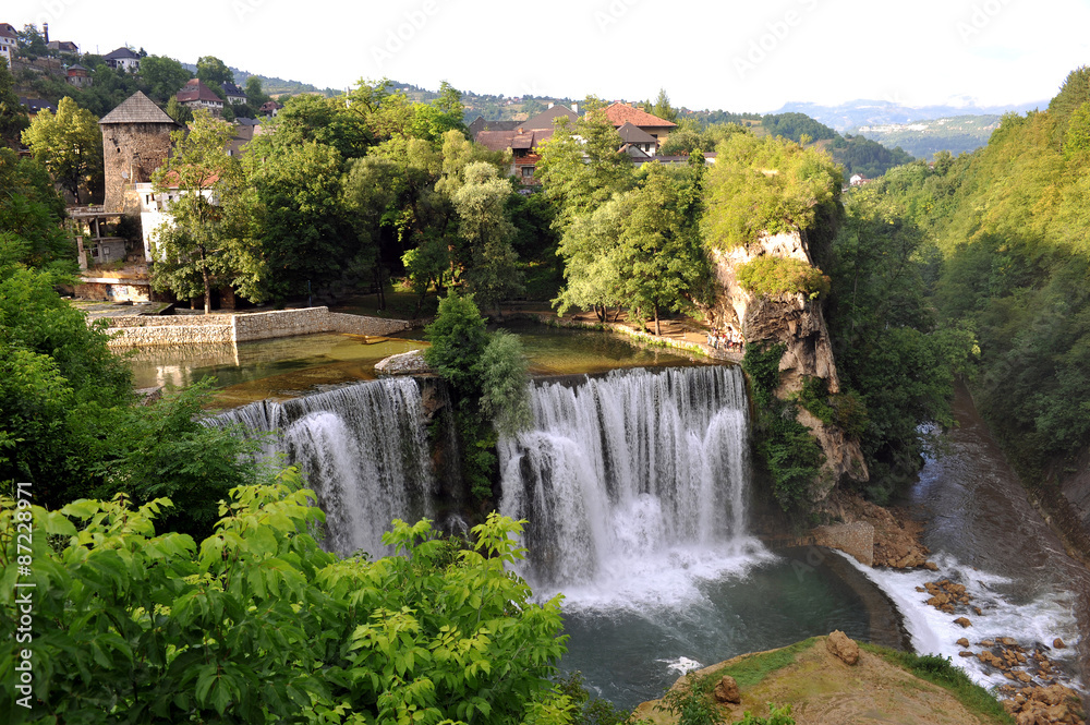 Waterfalls in Jajce