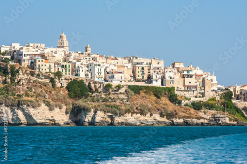 Vieste dal mare, Puglia, Italia