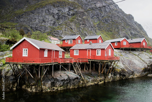 fishing village on Lofoten Islands in Norway