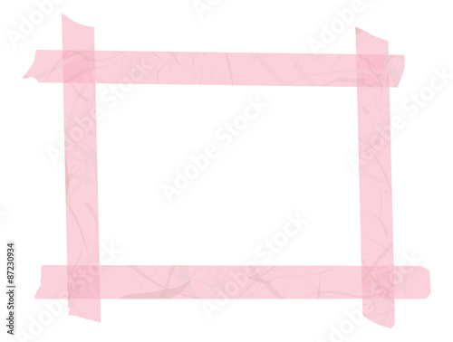 Washi tape frame
