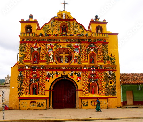 Iglesia de San Andrés de Xecul photo
