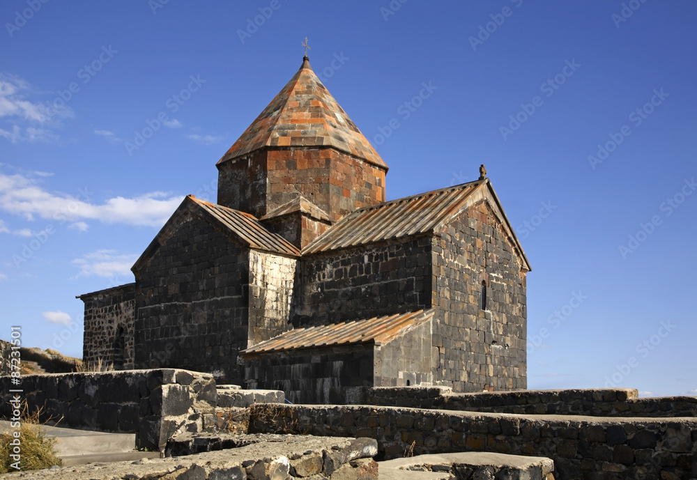 Sevanavank - Sevan Monastery. Surp Arakelots. Armenia