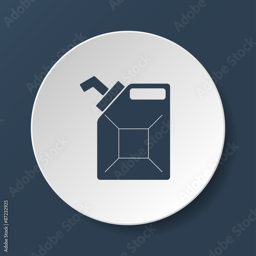 Jerrycan oil vector icon