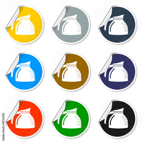 vector kettle icon