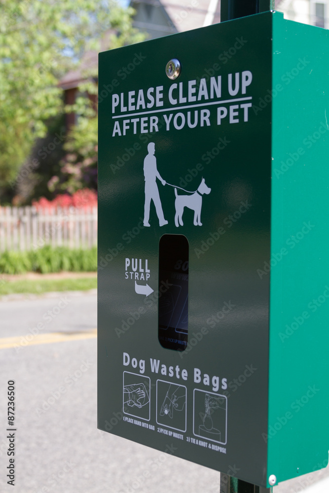 Naklejka premium Responsible Pet Owners