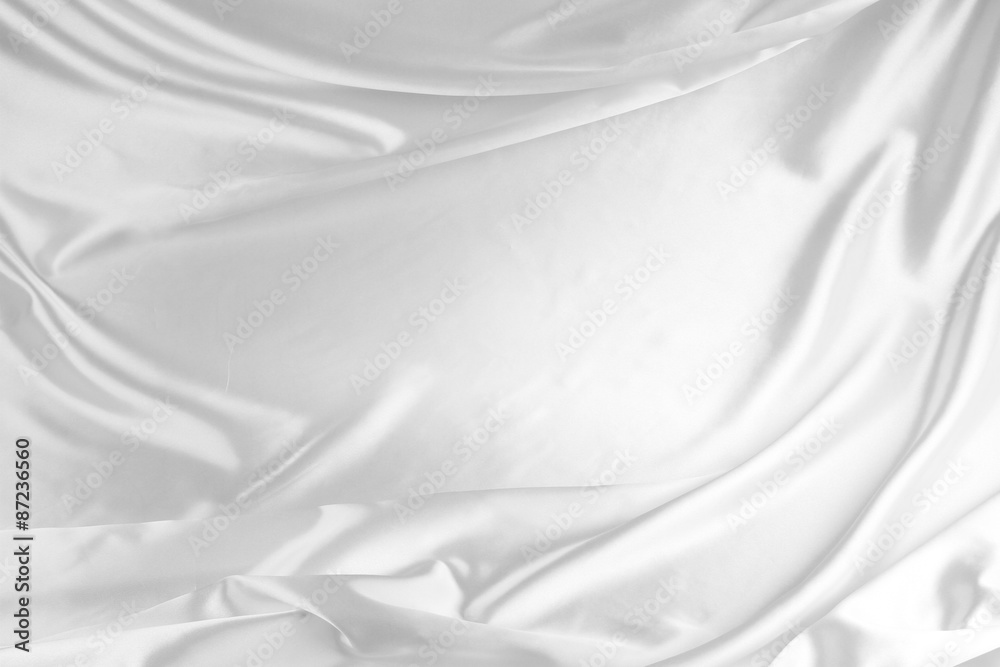 Obraz premium White silk
