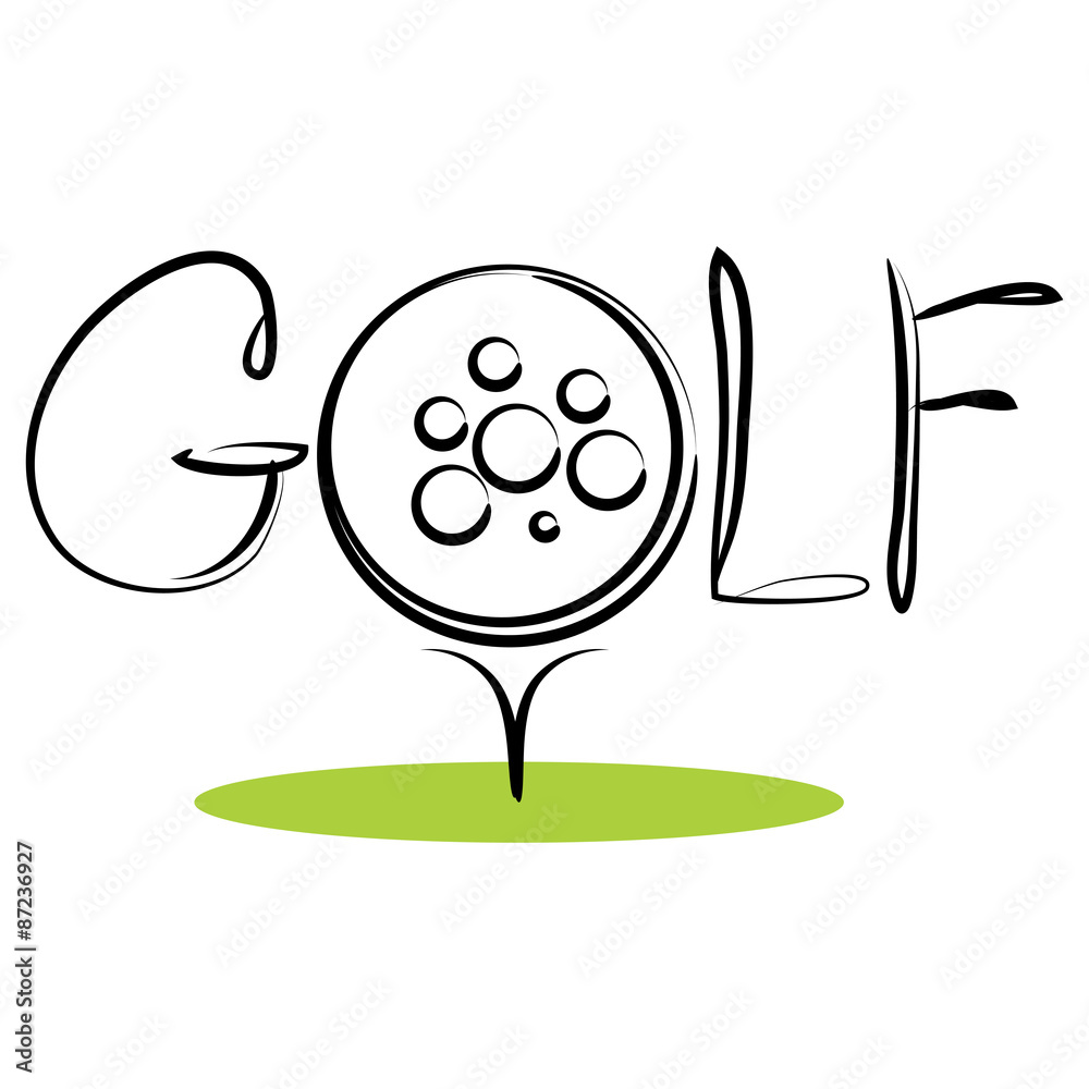 Obraz premium Golf Sport Icon