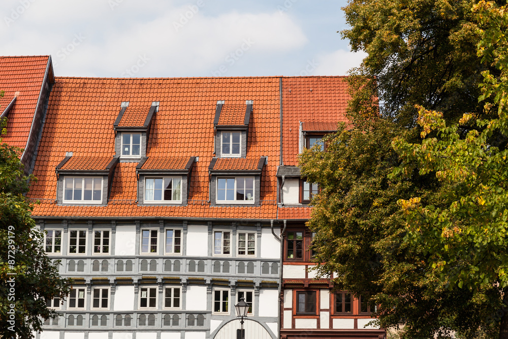 Fototapeta premium Fachwerkhaus in Halberstadt