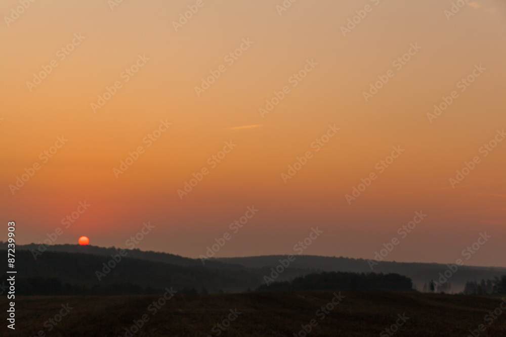 Sonnenuntergang im Harz Sonnenuntergang im Harz