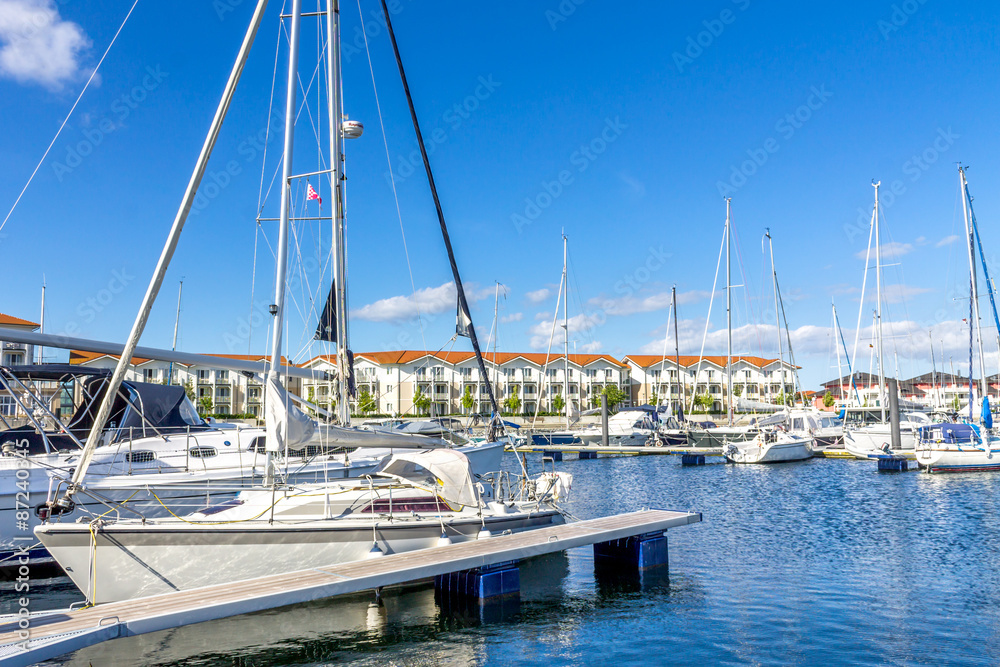 Fototapeta premium Yacht- und Fischereihafen Boltenhagen