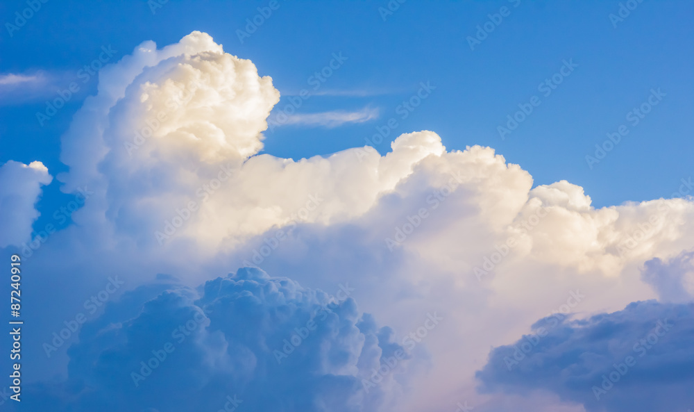 Fototapeta premium Dramatic sky with stormy clouds