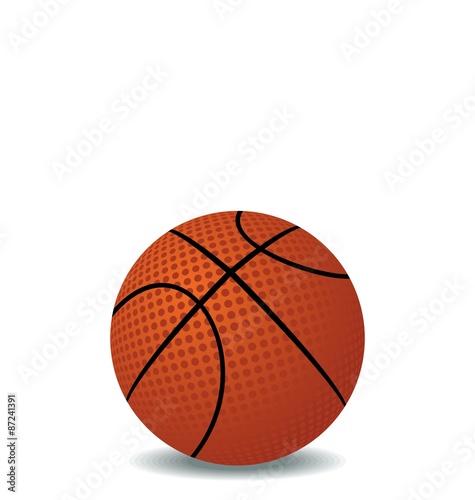 Realistic illustration of basket ball