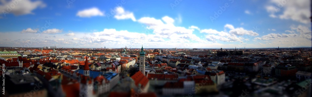 münchen panorama miniatur