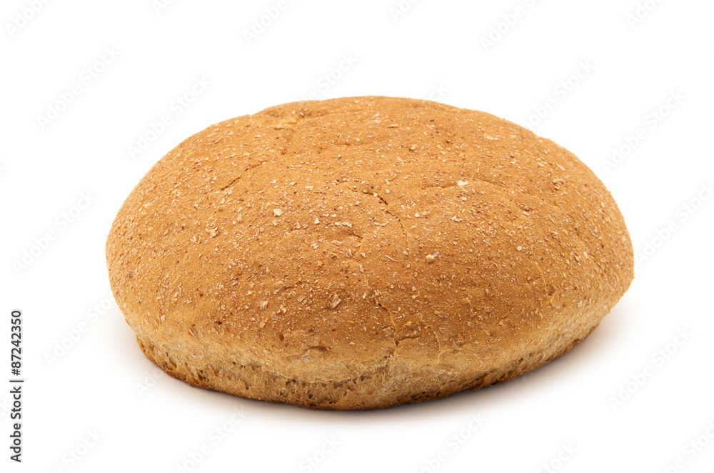 wholemeal breads isolated on white background wholemeal breads isolated on white background