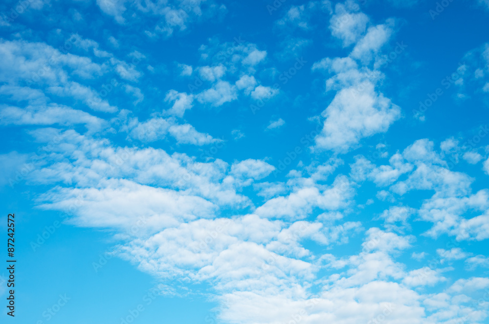 White clouds in blue sky. White clouds in blue sky.