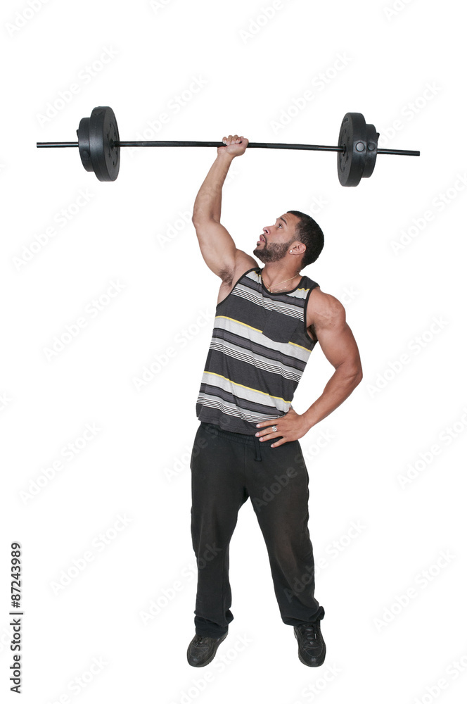 Man Lifting Weight