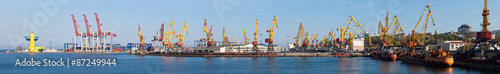 panorama of port