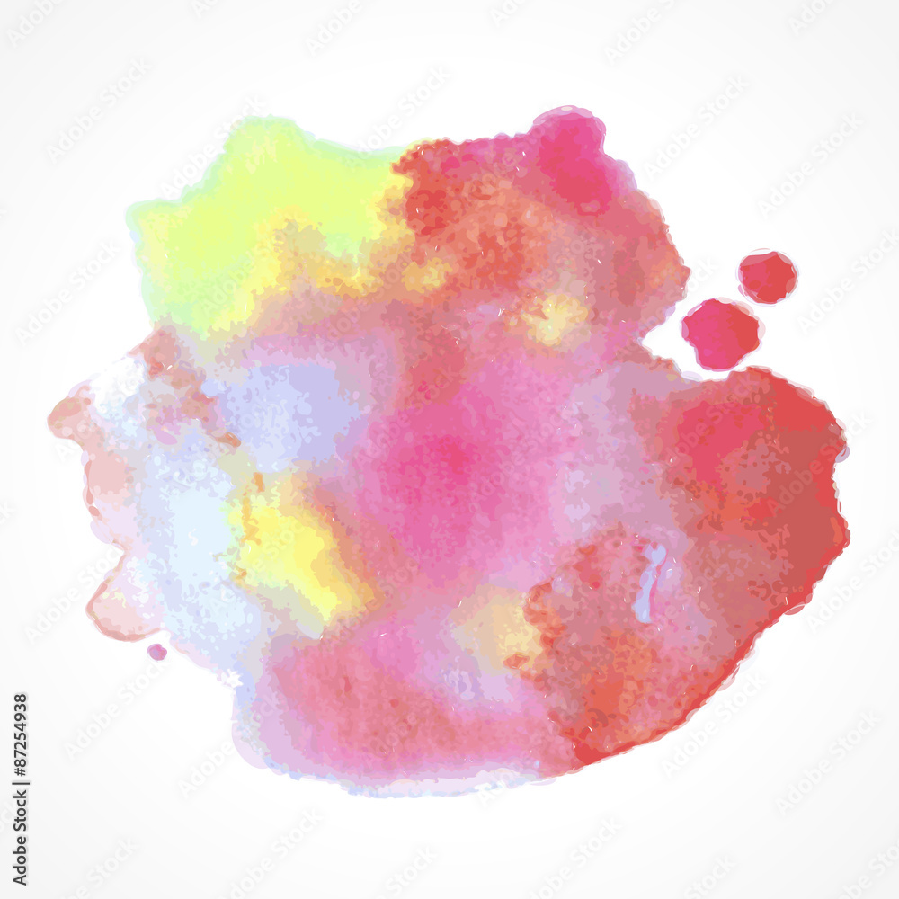Vector Abstract watercolor background