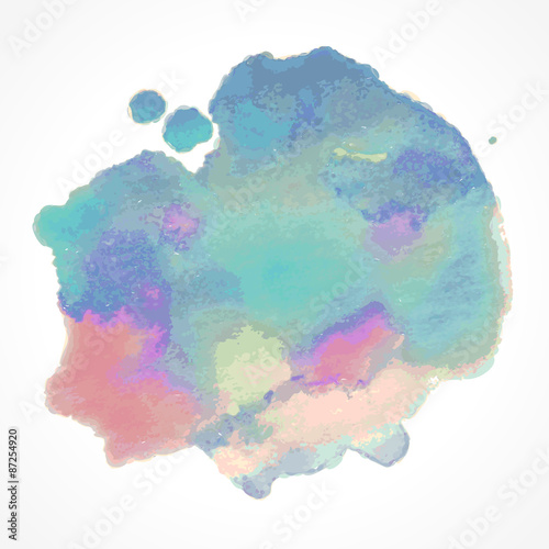 Vector Abstract watercolor background