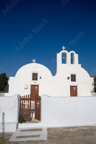 Orthodox church in Oia Village, Santorini.