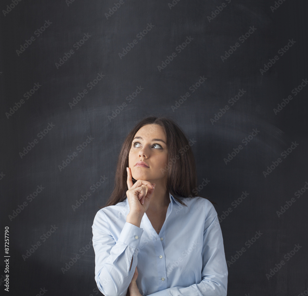 Pensive Businesswoman Pensive Businesswoman