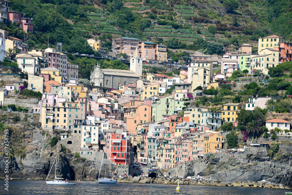 Naklejka premium Fisherman village Riomaggiore