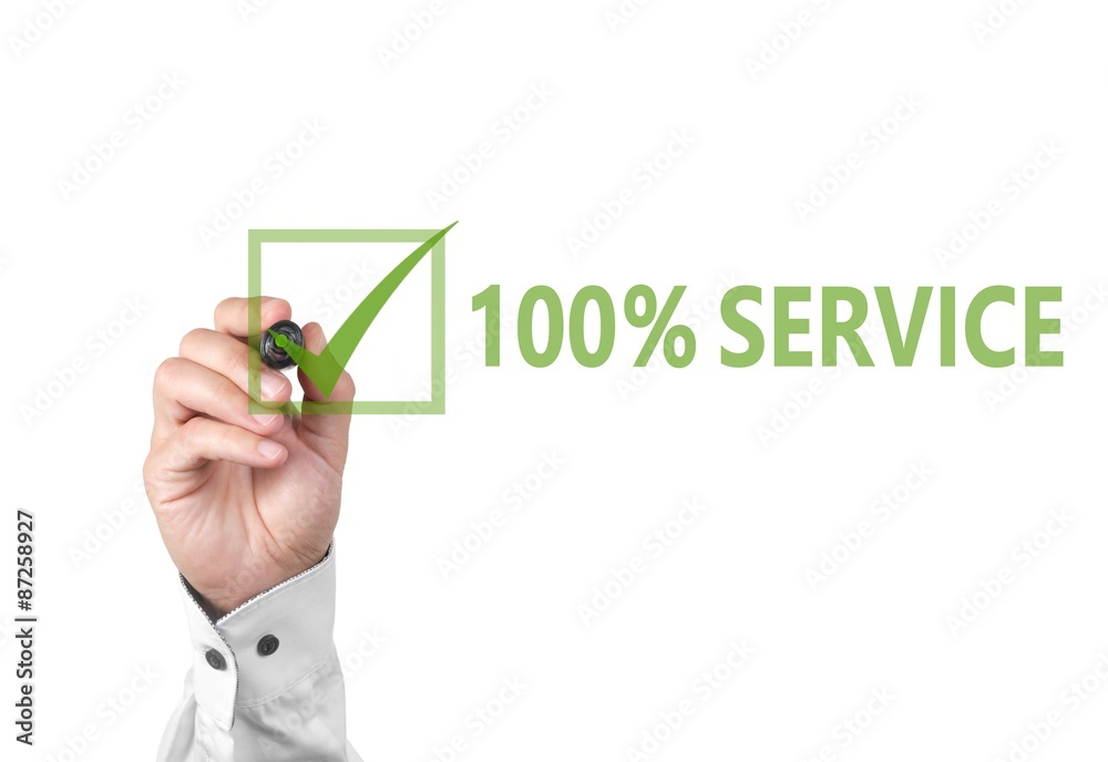 Fototapeta premium 100 % Service
