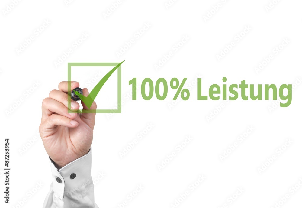 Fototapeta premium 100 % Leistung