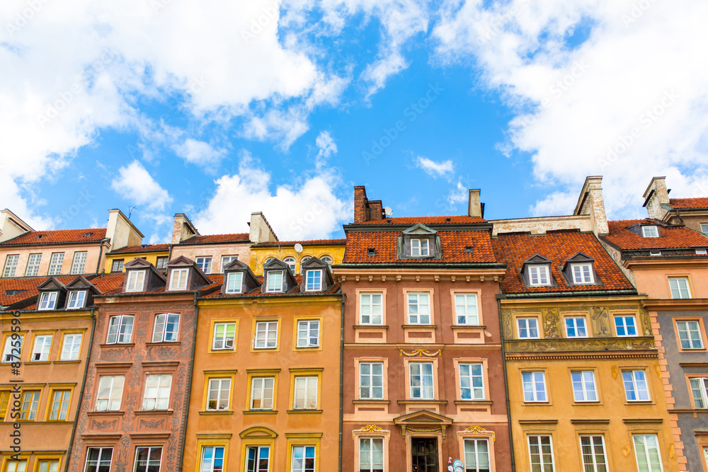 Traditional old town houses