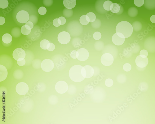 bokeh background green