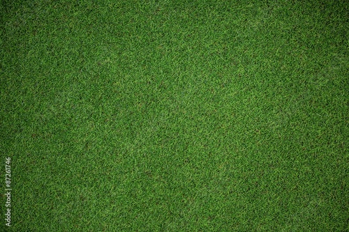 Close up view of astro turf photo