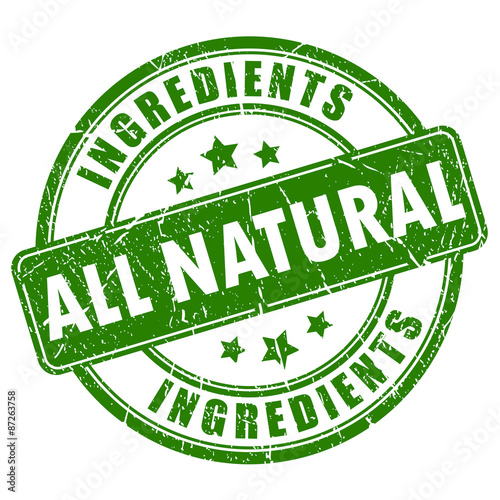 All natural stamp