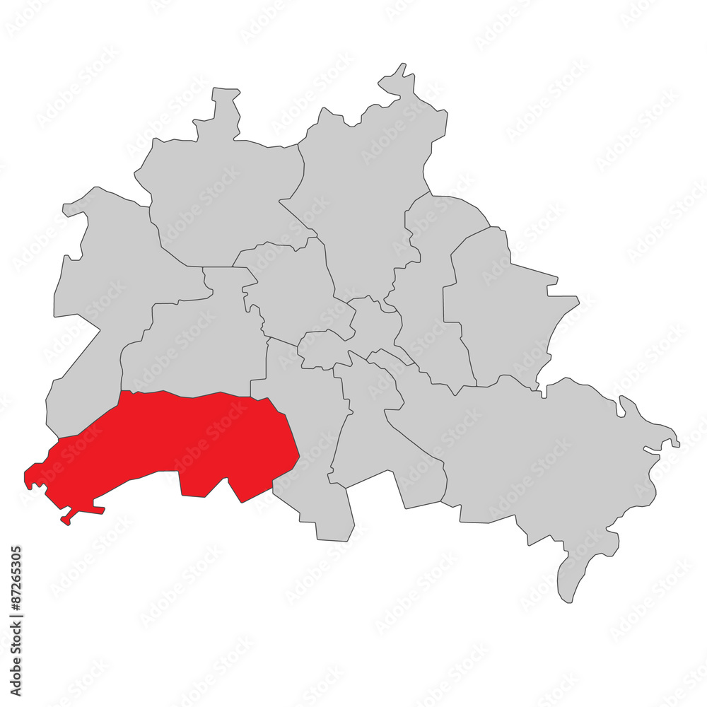 Berlin Steglitz-Zehlendorf - Vektor