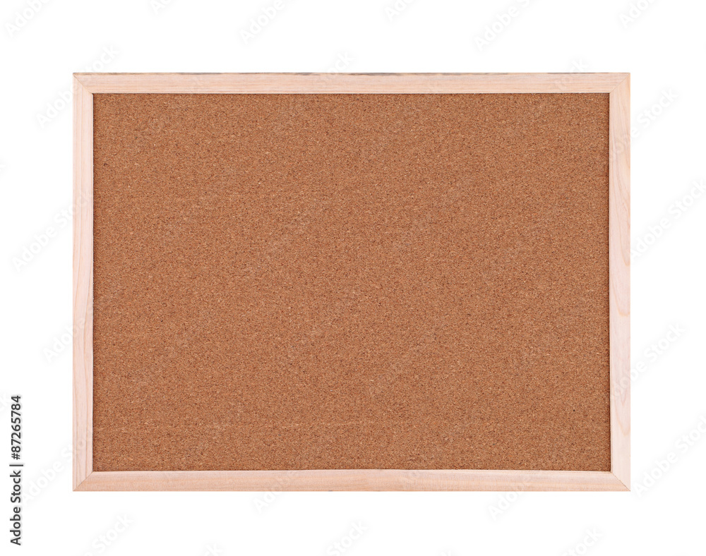 Fototapeta premium wood frame on white background