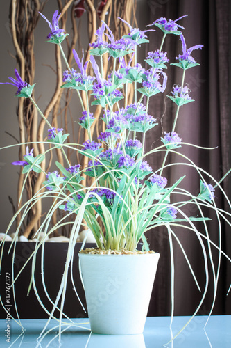 Colorful Decoration Artificial Flower. photo