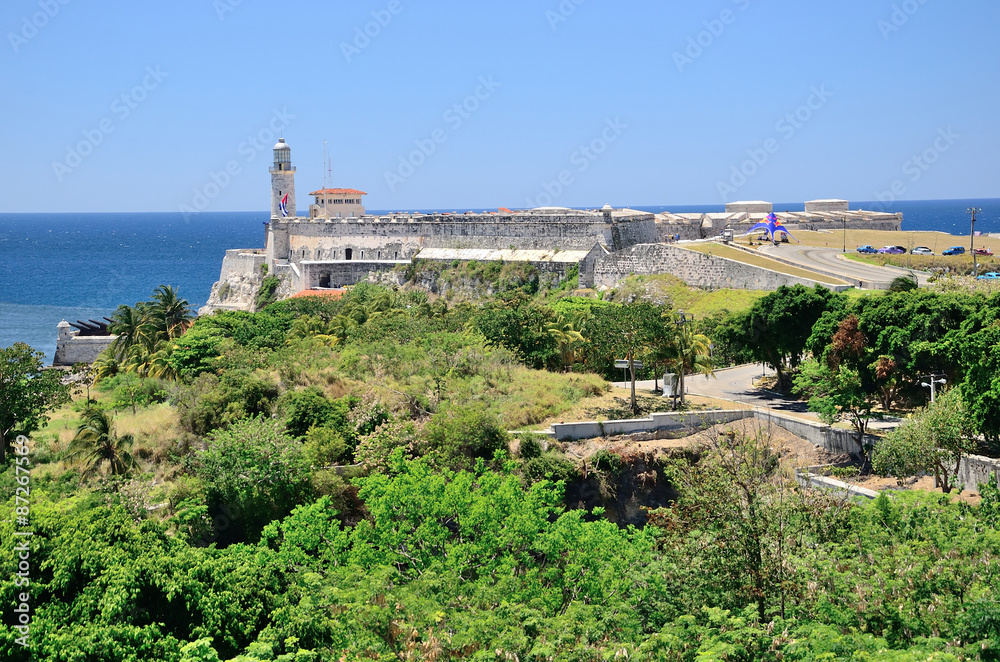 El morro cabana fort in Havana, Cuba