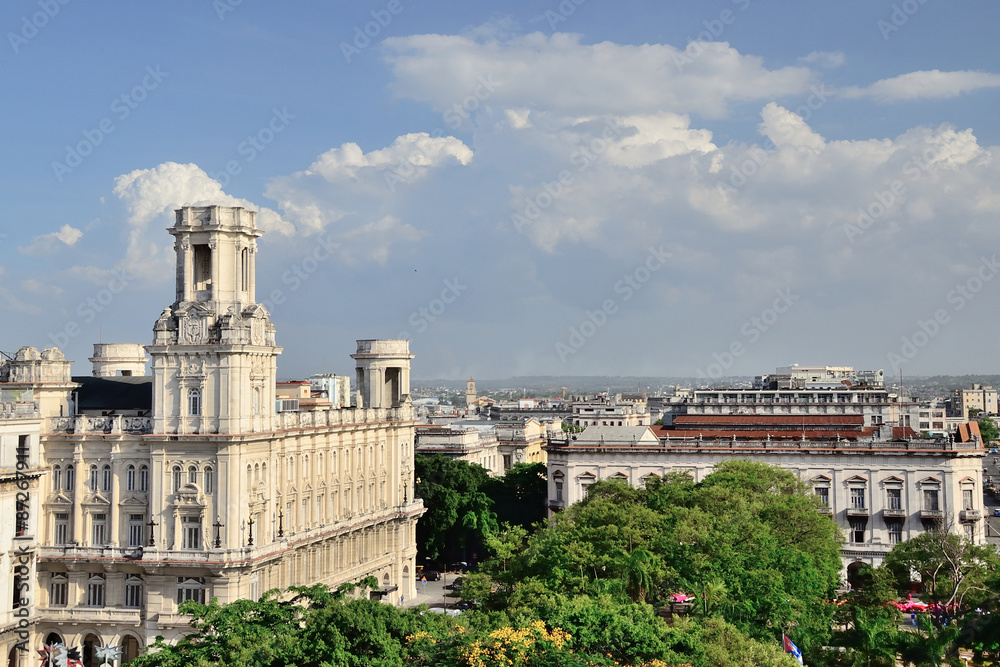 View to the roofs of Havana, Cuba