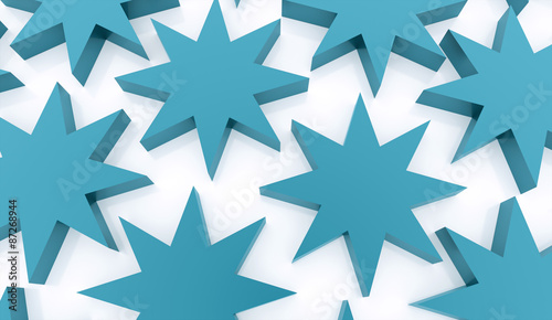 Blue abstract stars background