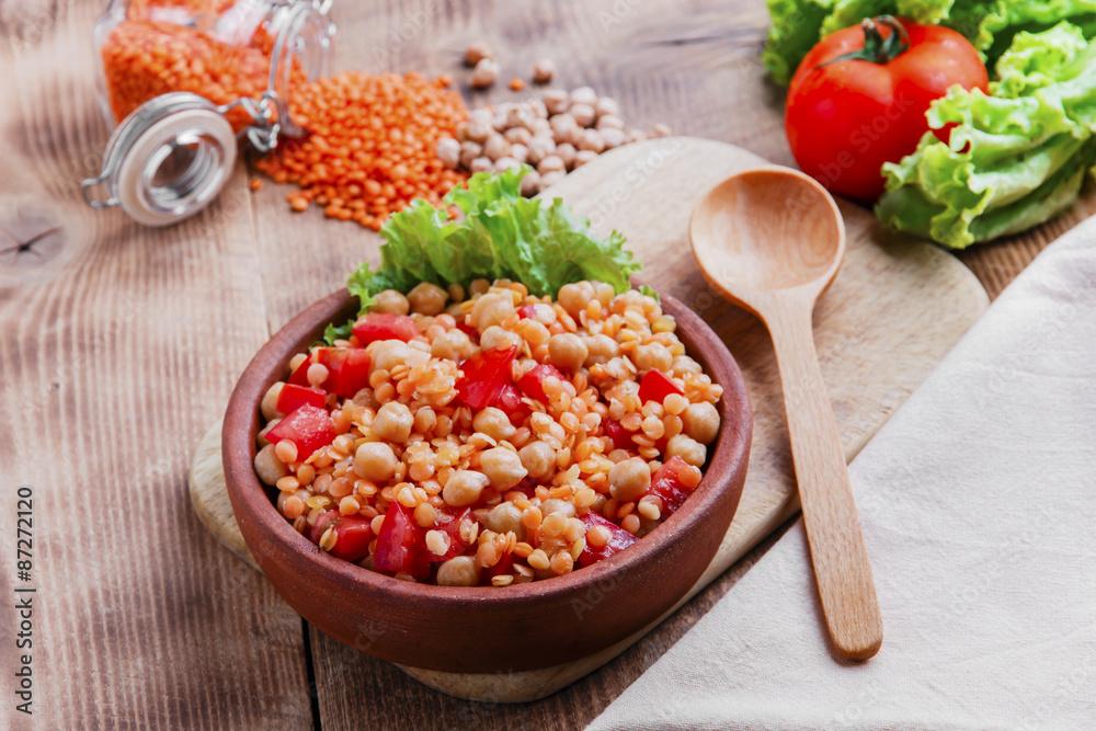 chickpea dish orange lentil and tomato chickpea dish orange lentil and tomato