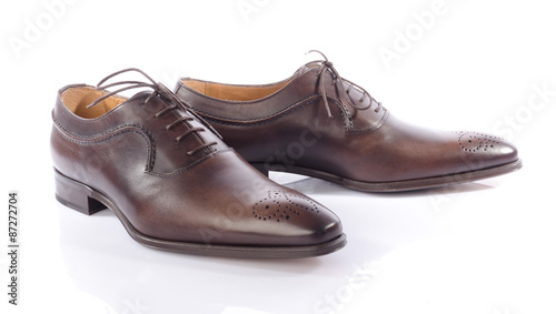 Luxury brown shoes