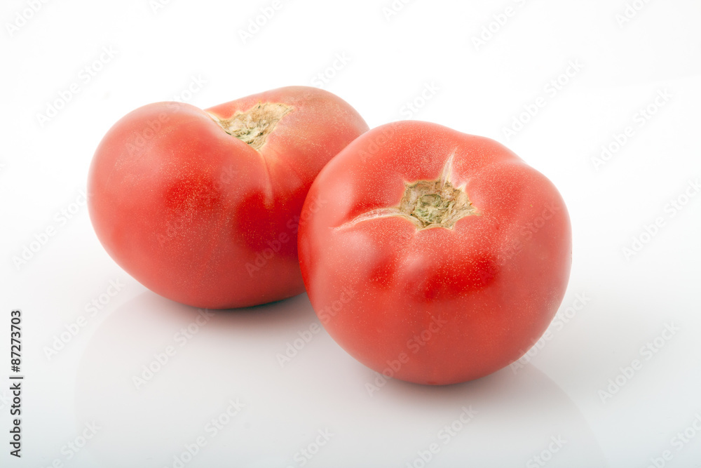 Two ripe tomatos Two ripe tomatos