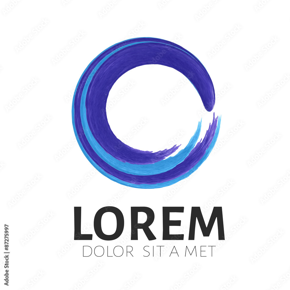 Letter O logo vector design  template