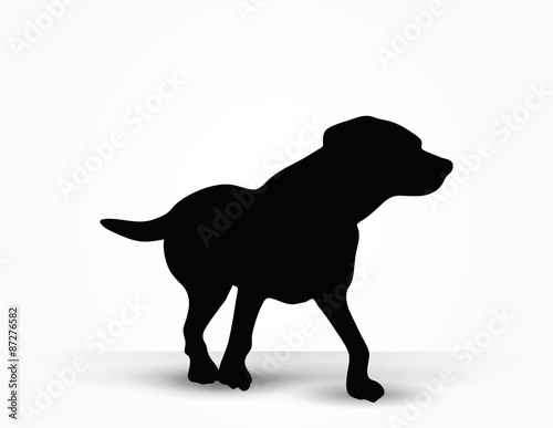 dog silhouette