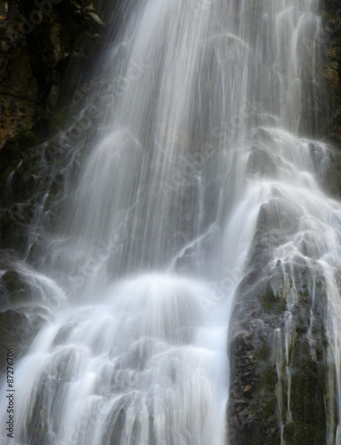 mountain waterfall